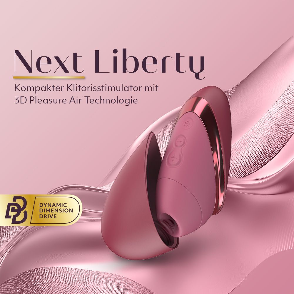 Next Liberty - Kompakter Klitoris-Stimulator mit 3D Pleasure Air Technology