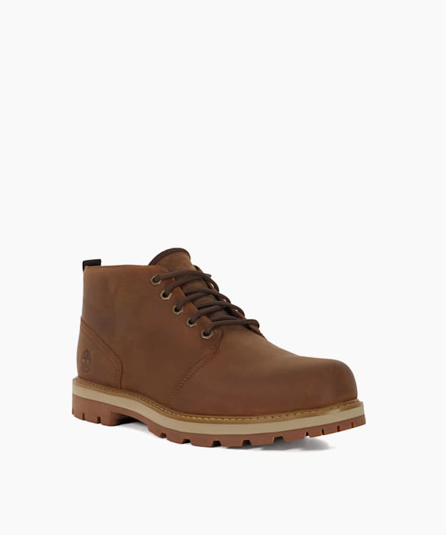 Britton Road Ch Brown - Lace-Up Waterproof Chukka Boots