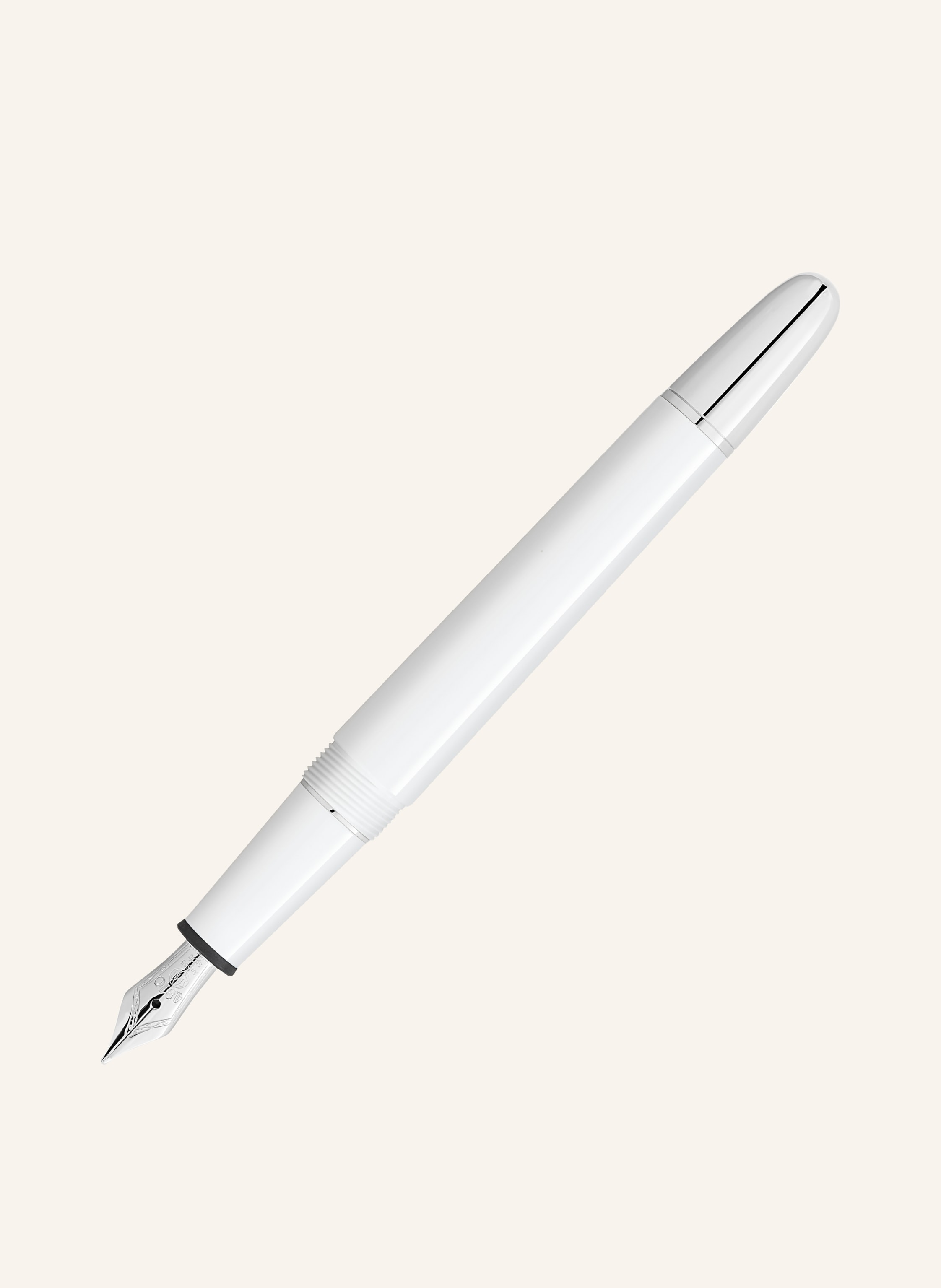 MONTBLANC Füllfederhalter MEISTERSTÜCK WHITE CLASSIQUE