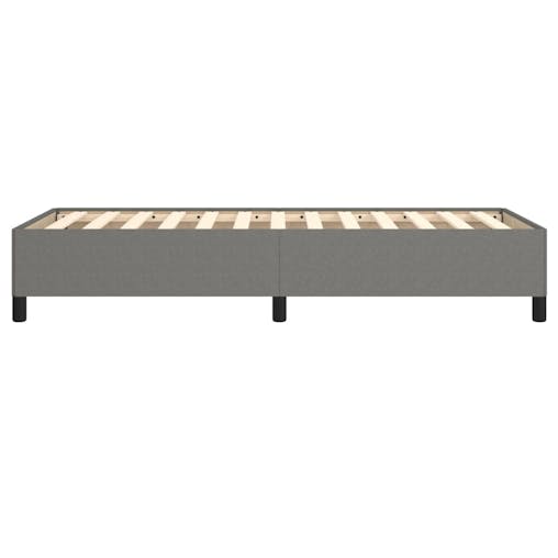 NNEVL Bed Frame Dark Grey 107x203 cm King Single Fabric