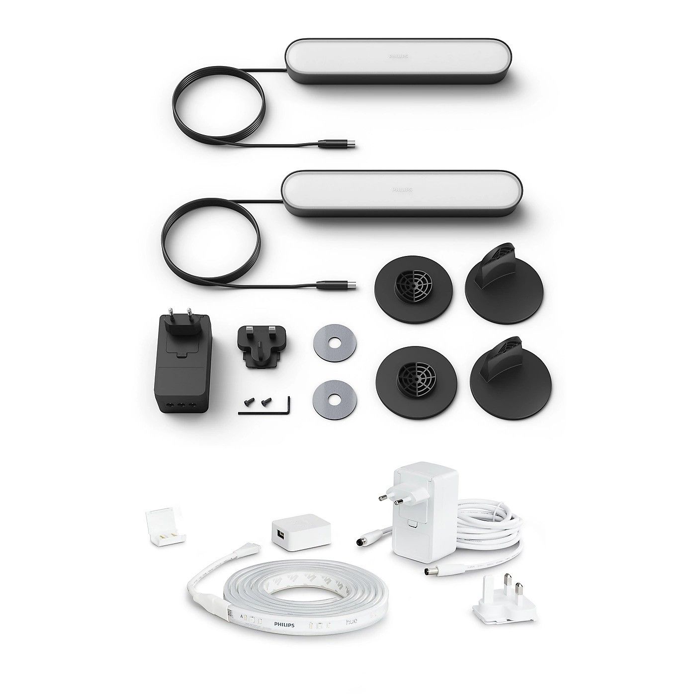 Philips Hue Play Light Bar and Lightstrip Bundle Smart Home Compatible
