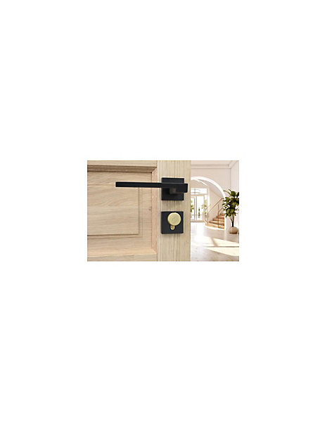 Cylindre de serrure à bouton FTH 5G, 40Bx30mm, cylindre et clés en laiton, 3 clés crantées - FTH