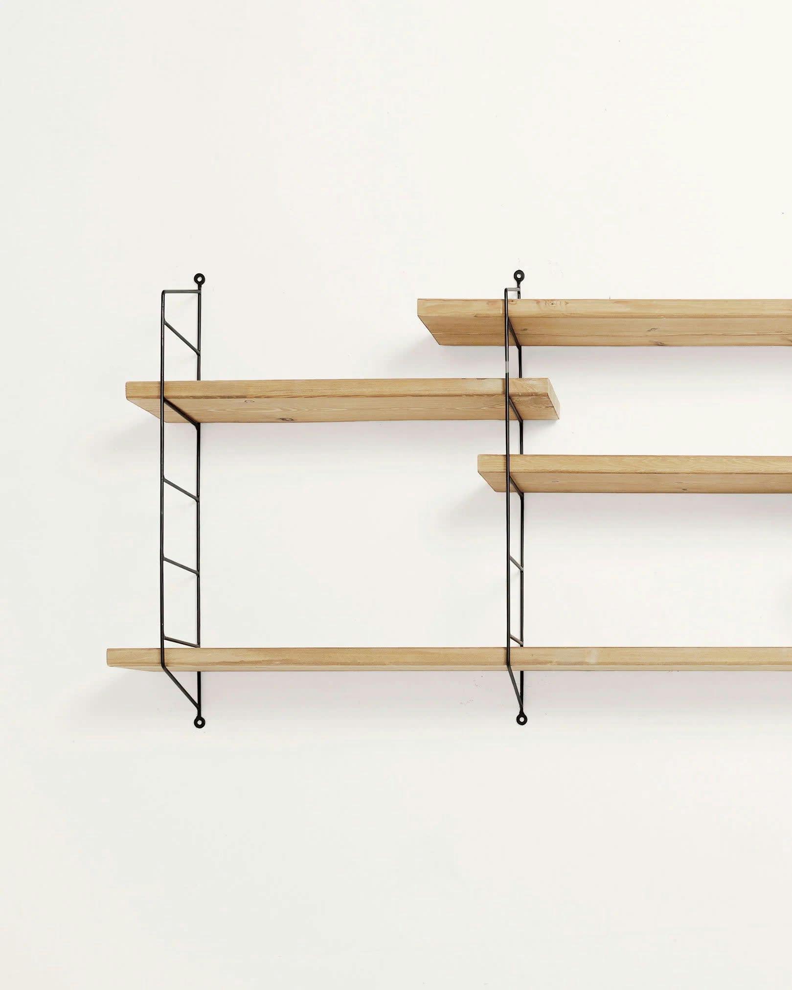 DEMIAN - Etagère en bois de couleur marron clair