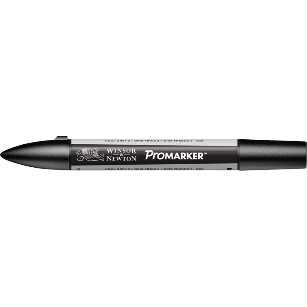 TUSJ PROMARKER WINSOR & NEWTON NR CG2 KJØLIG GRÅ 2
