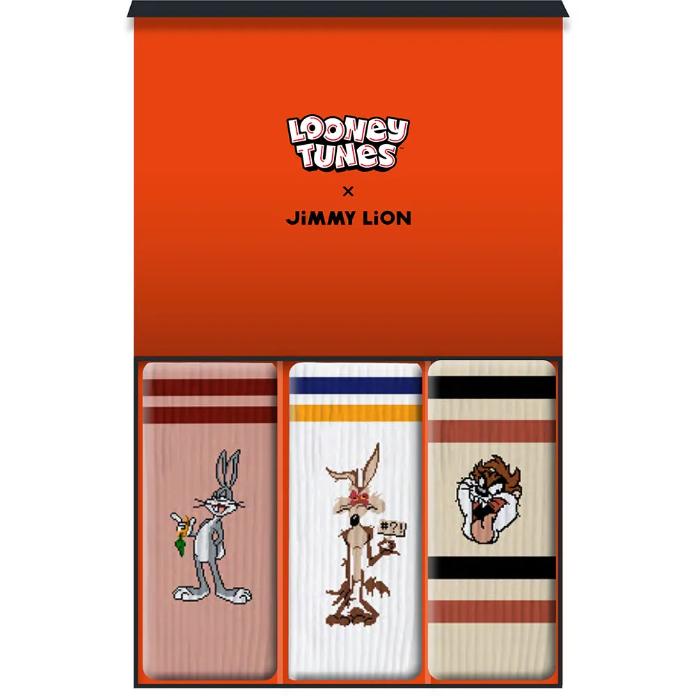 Jimmy Lion Looney Tunes long socks 3 pairs