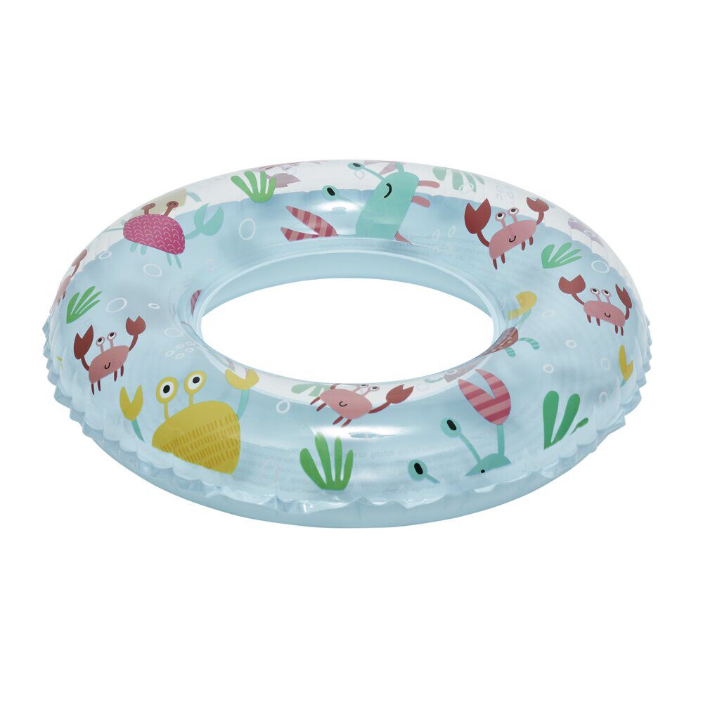 Bouée gonflable à motifs colorés Ø60cm - 3 modèles