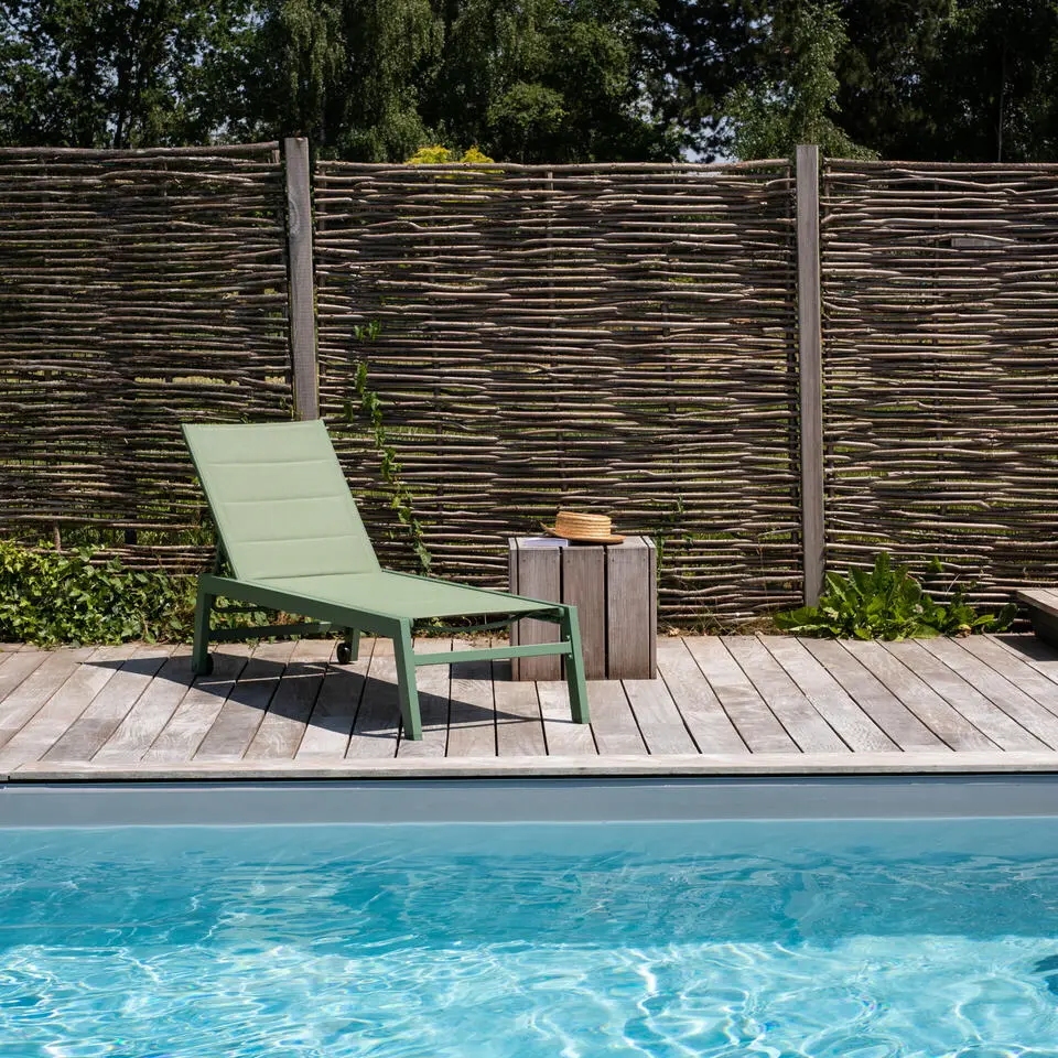 Happy Garden Zonnebaden BARBADOS - Groen - Aluminium