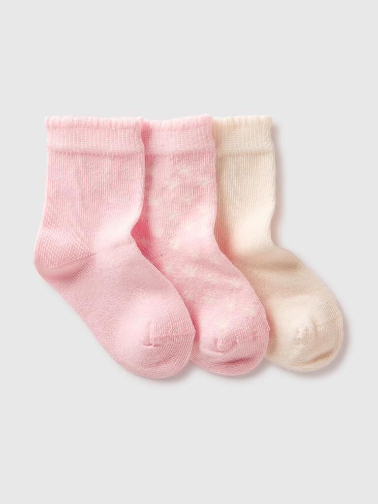 Three pairs of socks