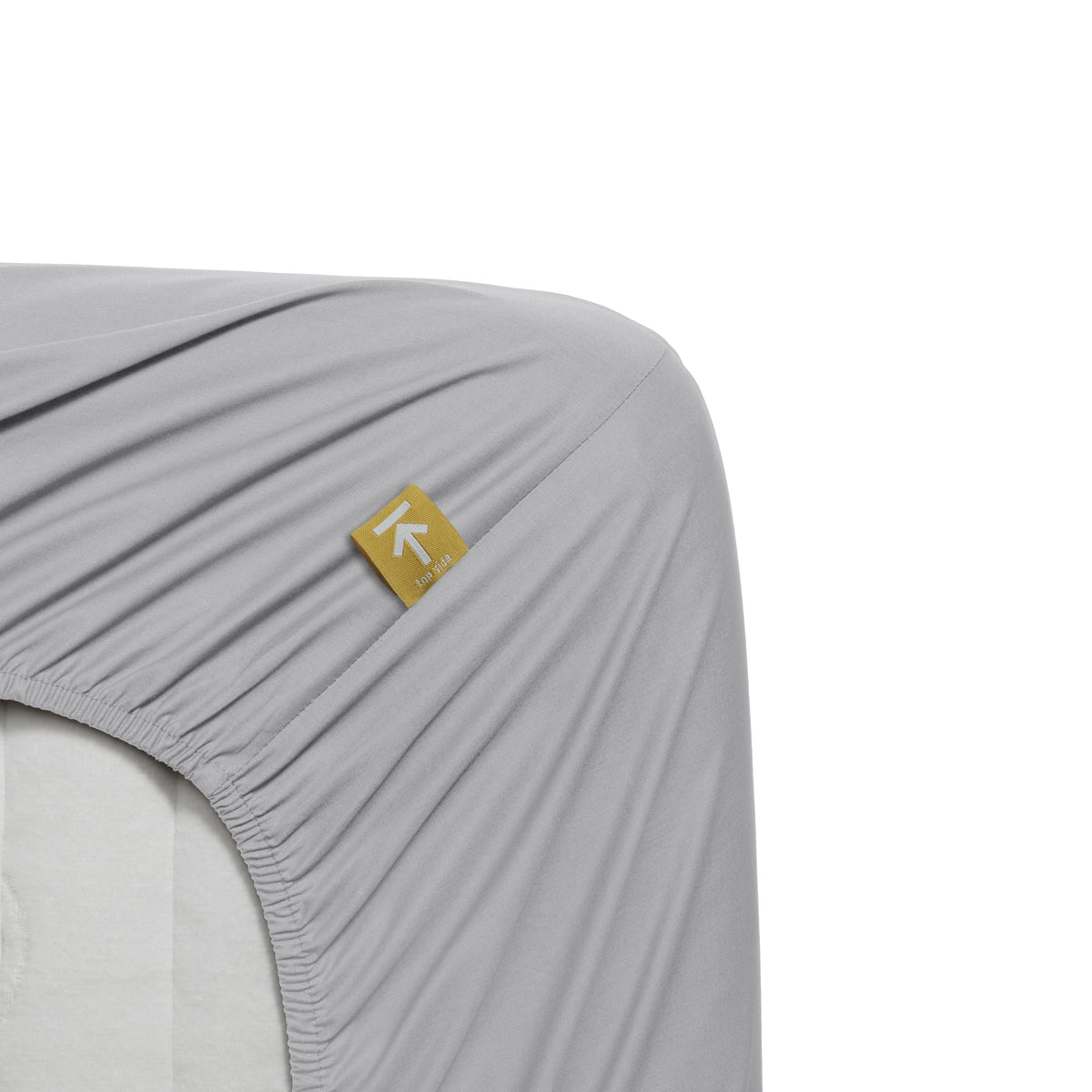 Beddinghouse topper hoeslaken BH Percale Cotton TD - 80x200 cm - licht grijs