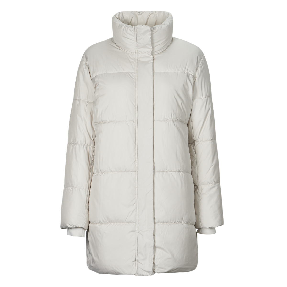 Esprit - Long Cosy Puffer Coat - Beige