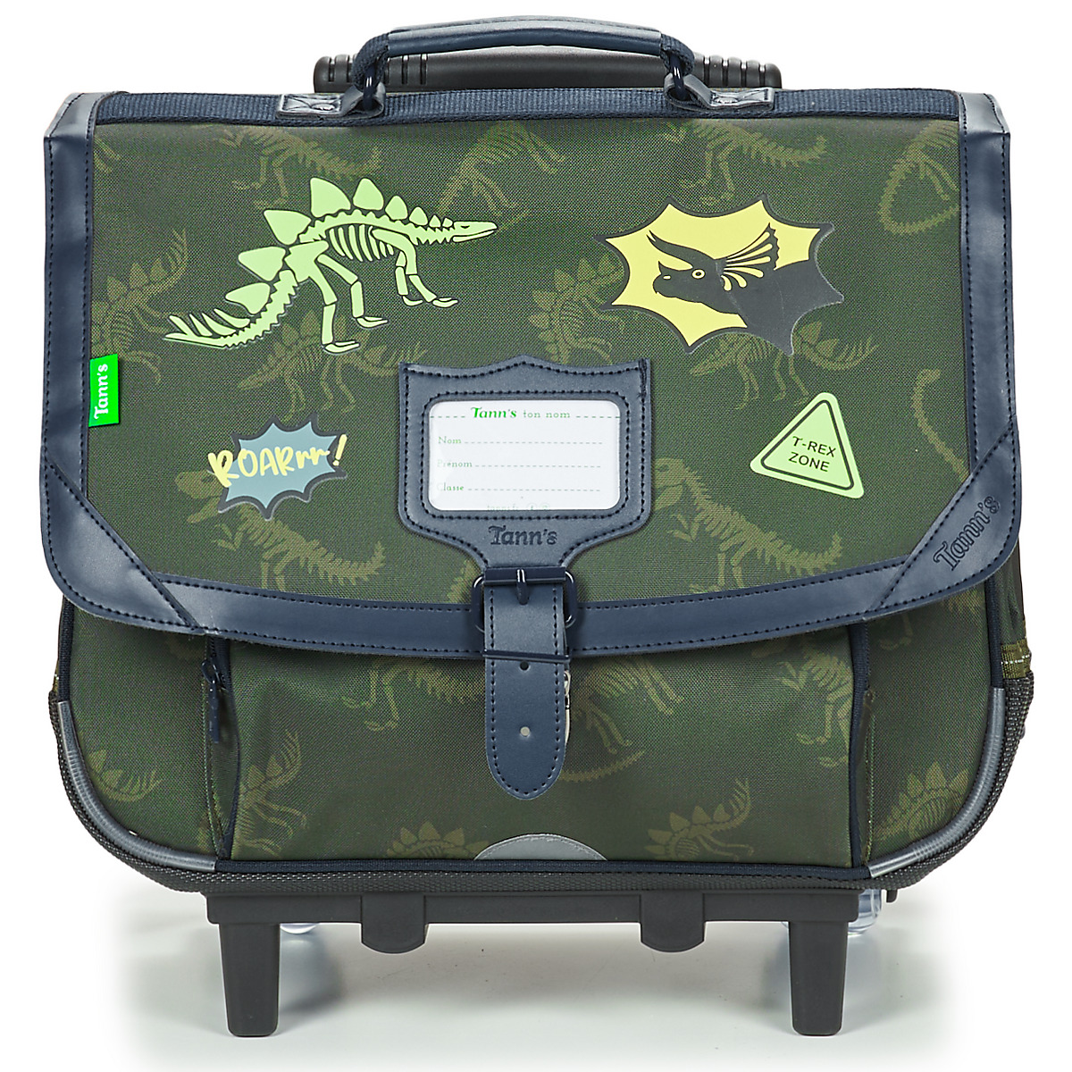 Tann's - TIMOTHEE CARTABLE TROLLEY 38 CM - Kaki
