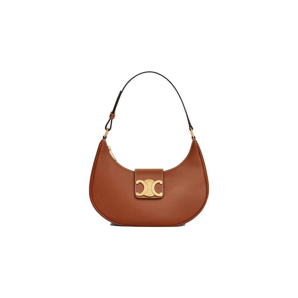 Celine Medium Ava Triomphe Bag In Smooth Calfskin