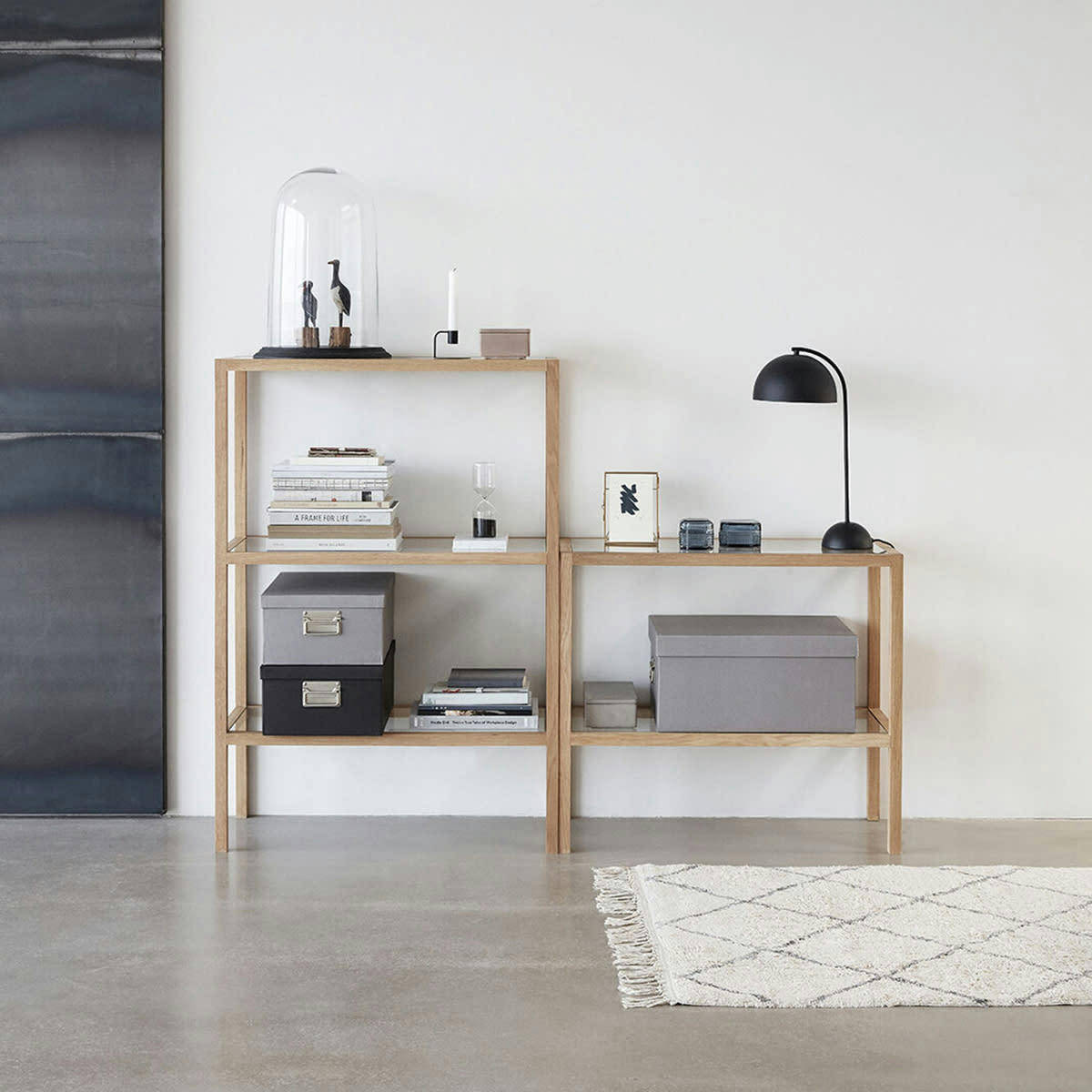 LOFT - Cadre photo avec pied en laiton H18