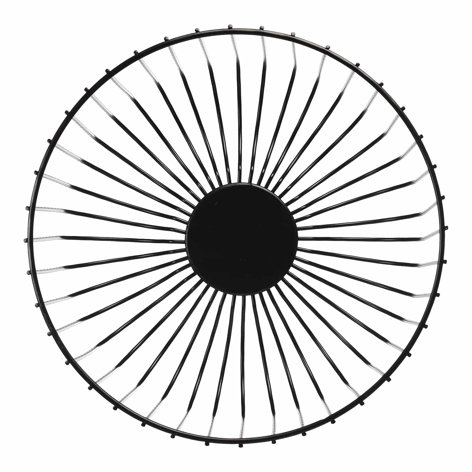 Aufbewahrungskorb Schwarz, ⌀ 20 cm, H 120 mm