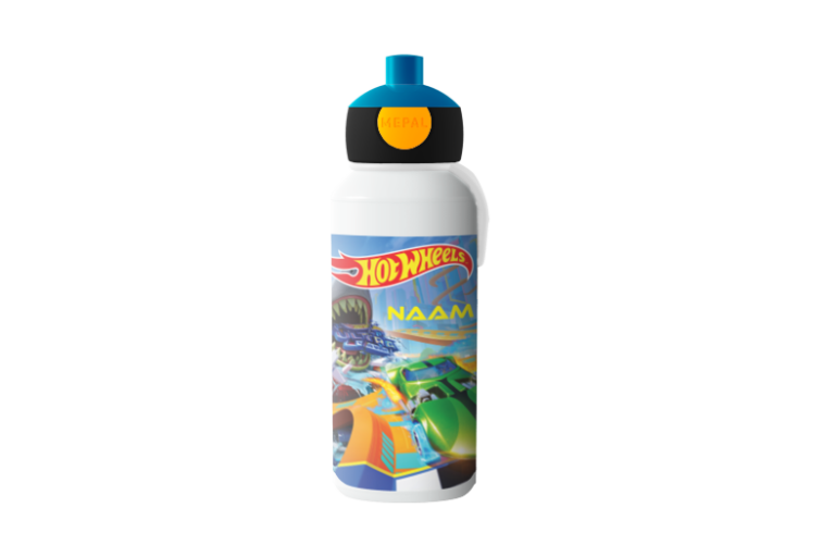 Ontwerp je eigen drinkfles pop-up Campus - Hot Wheels