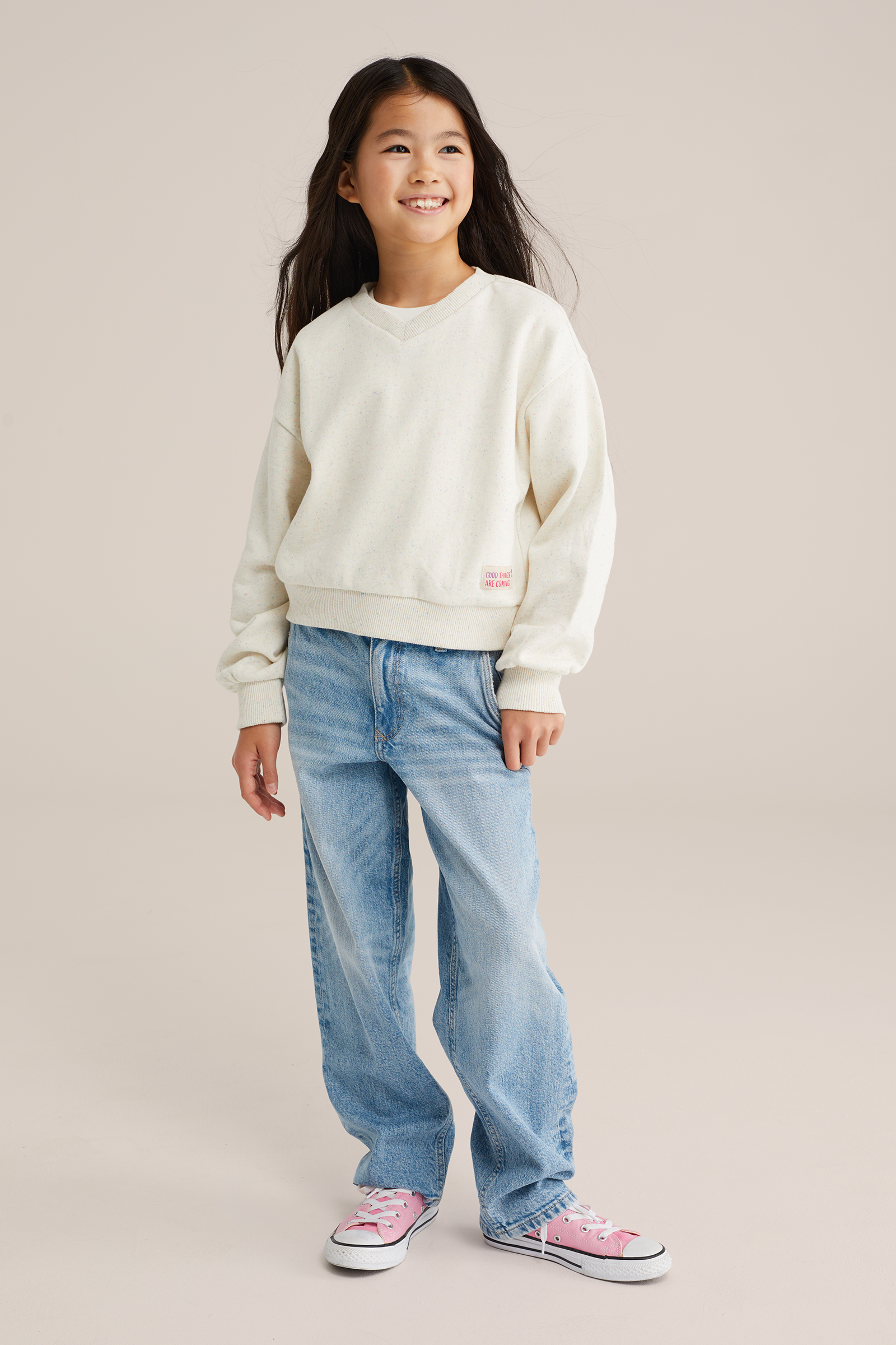 Meisjes oversized sweater