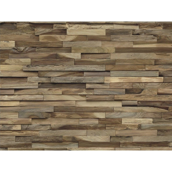 Wandverblender »INDO Teak Elegance«, braun, geölt, Holz, Stärke: 20 mm