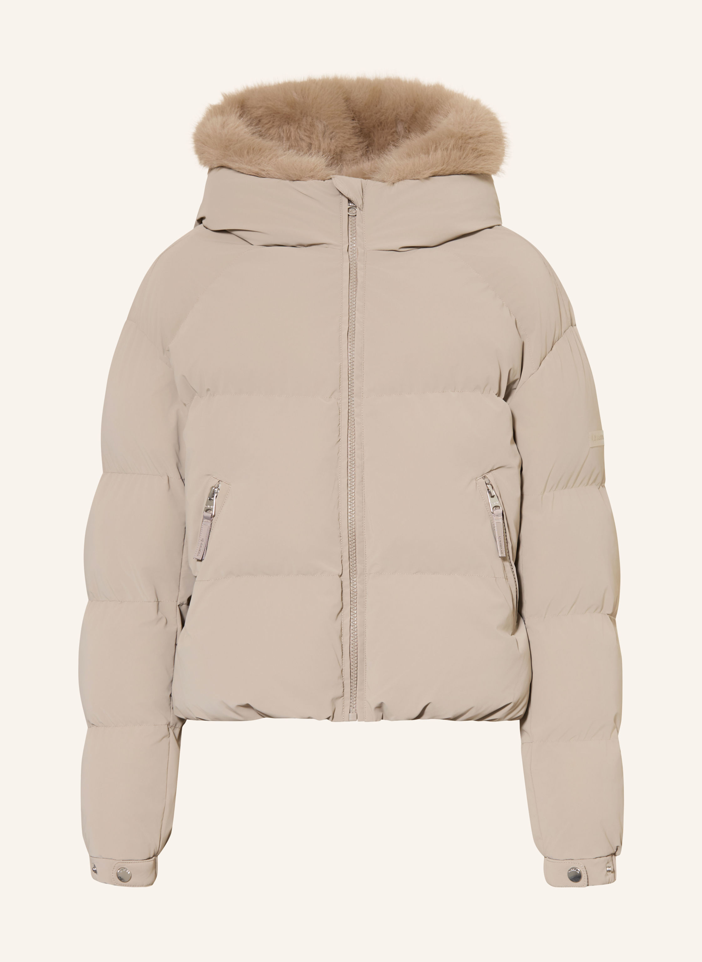 GARCIA Steppjacke mit Kunstpelz