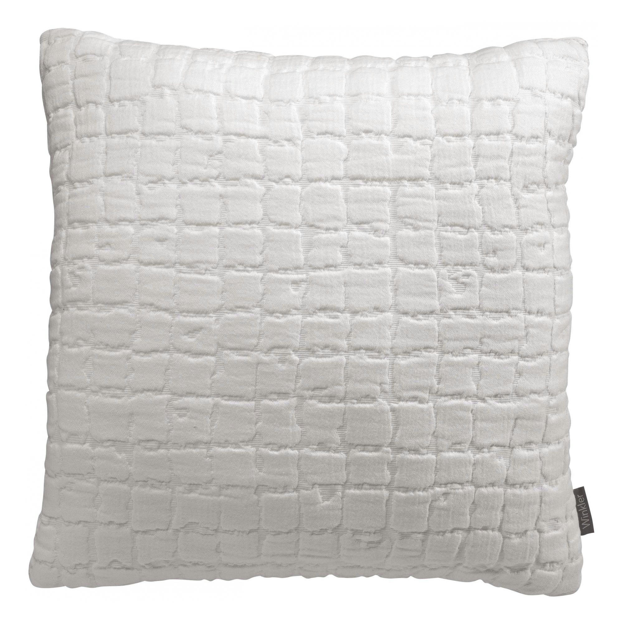 SWAMI - Coussin   en coton blanc 45 x 45