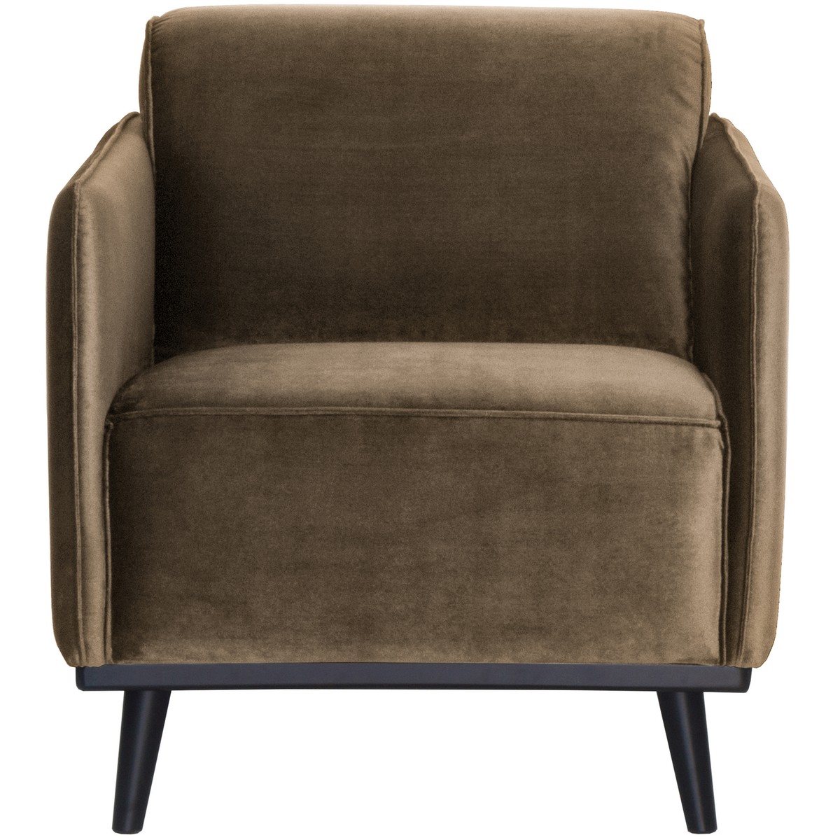 WOOOD fauteuil Statement - Polyester - Taupe - 77x72x93