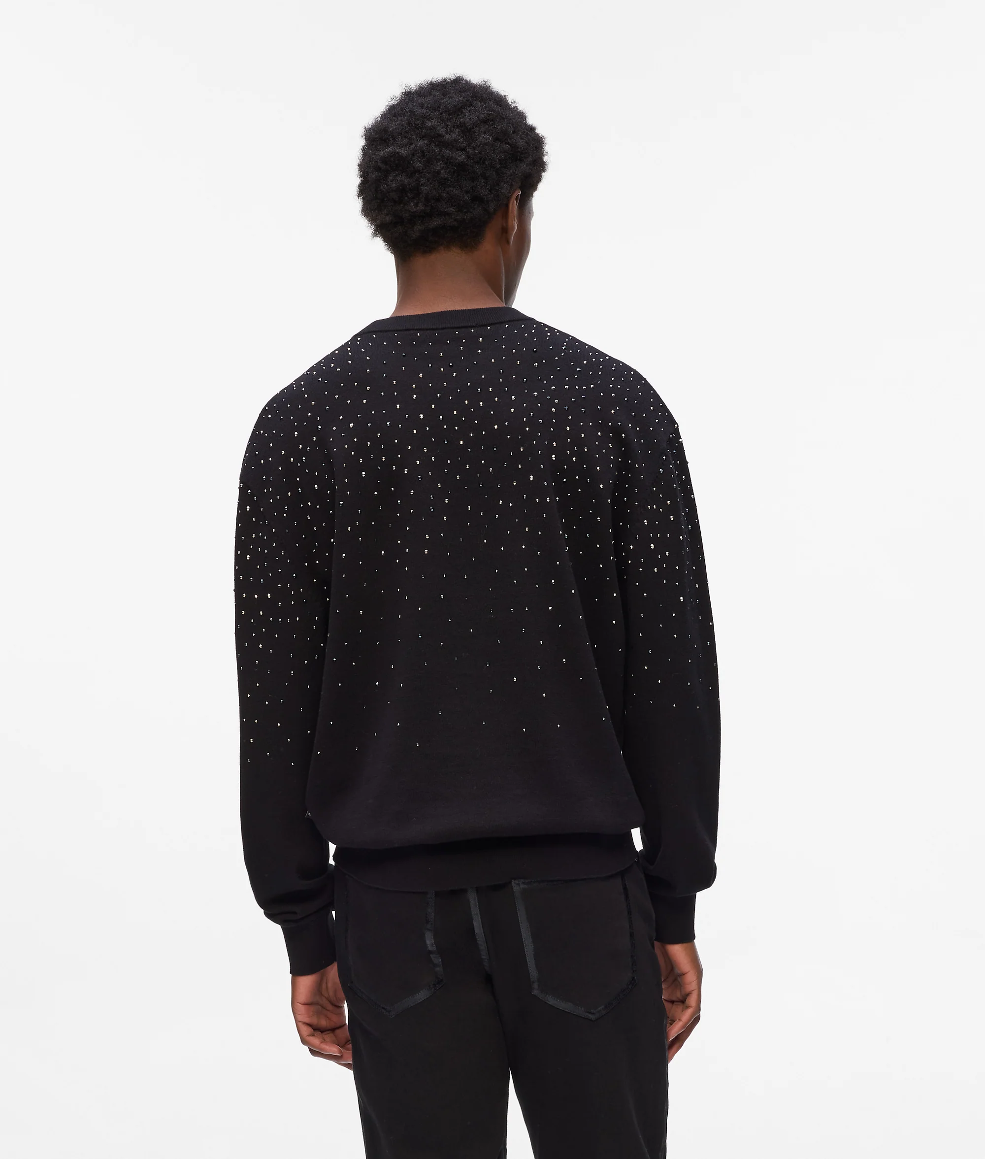 Pull effet dégradé à strass
