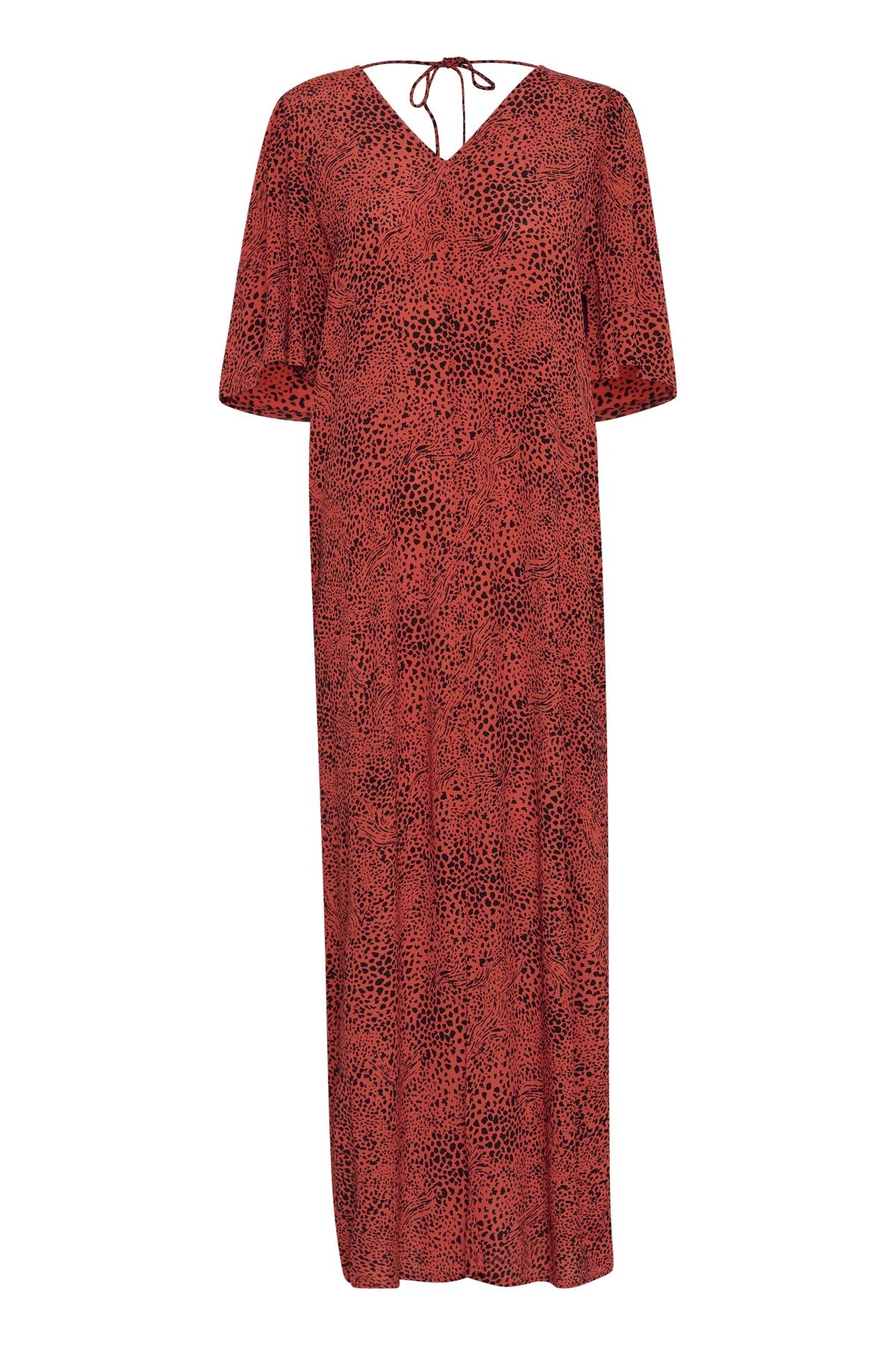 Kaffe KAliana V Neck Animal Patterned Dress
