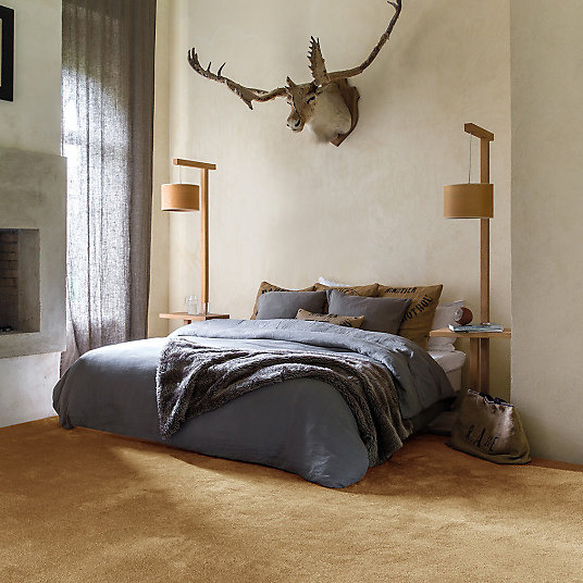 Moquette velours Select - Camel - Rouleau de 4m x 4m