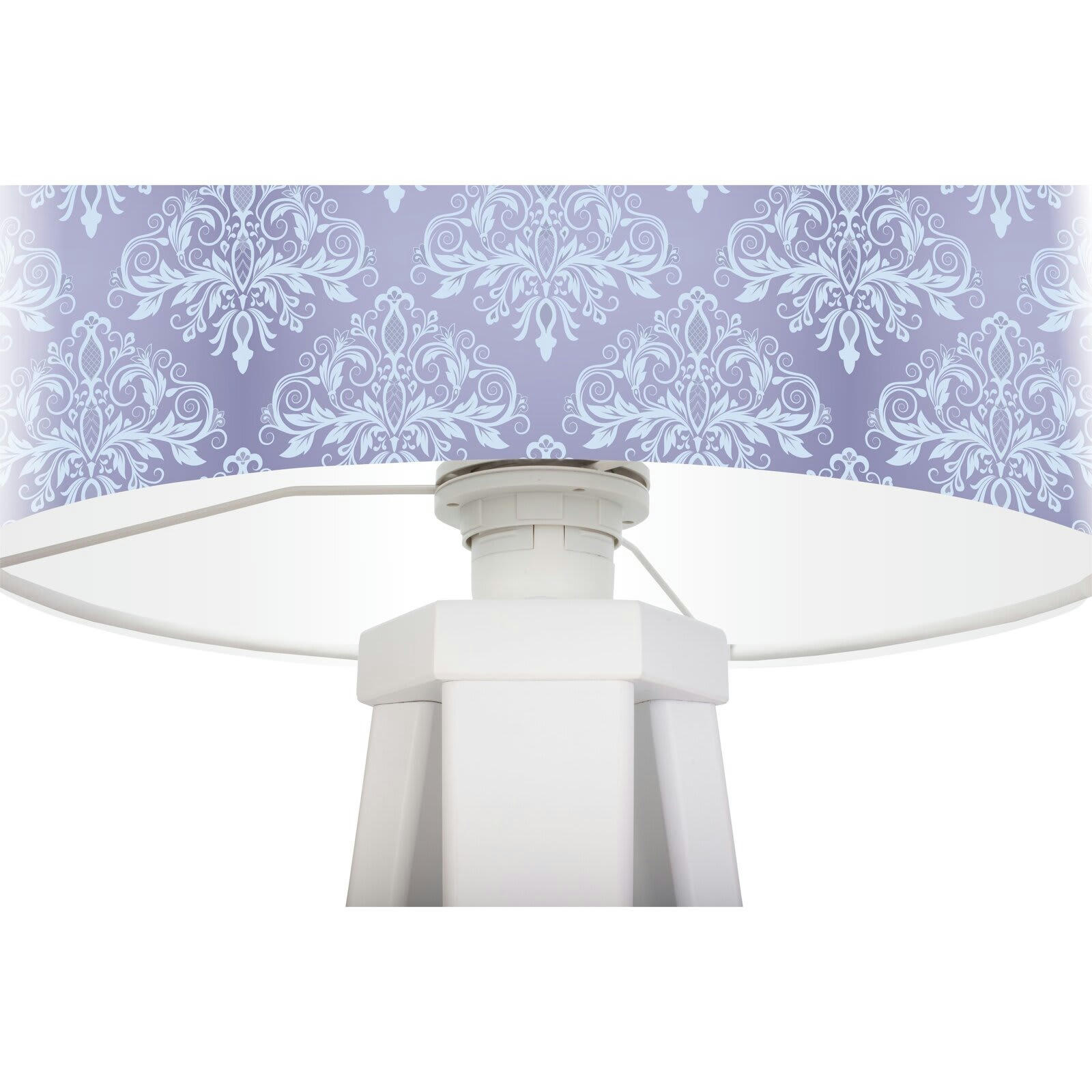 STAMPS - Lampe de chevet Bois Bleu 30x30x45 cm