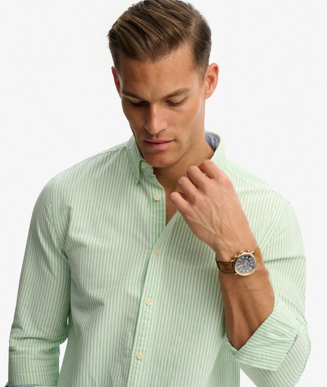 Preppy Oxford Long Sleeve Shirt