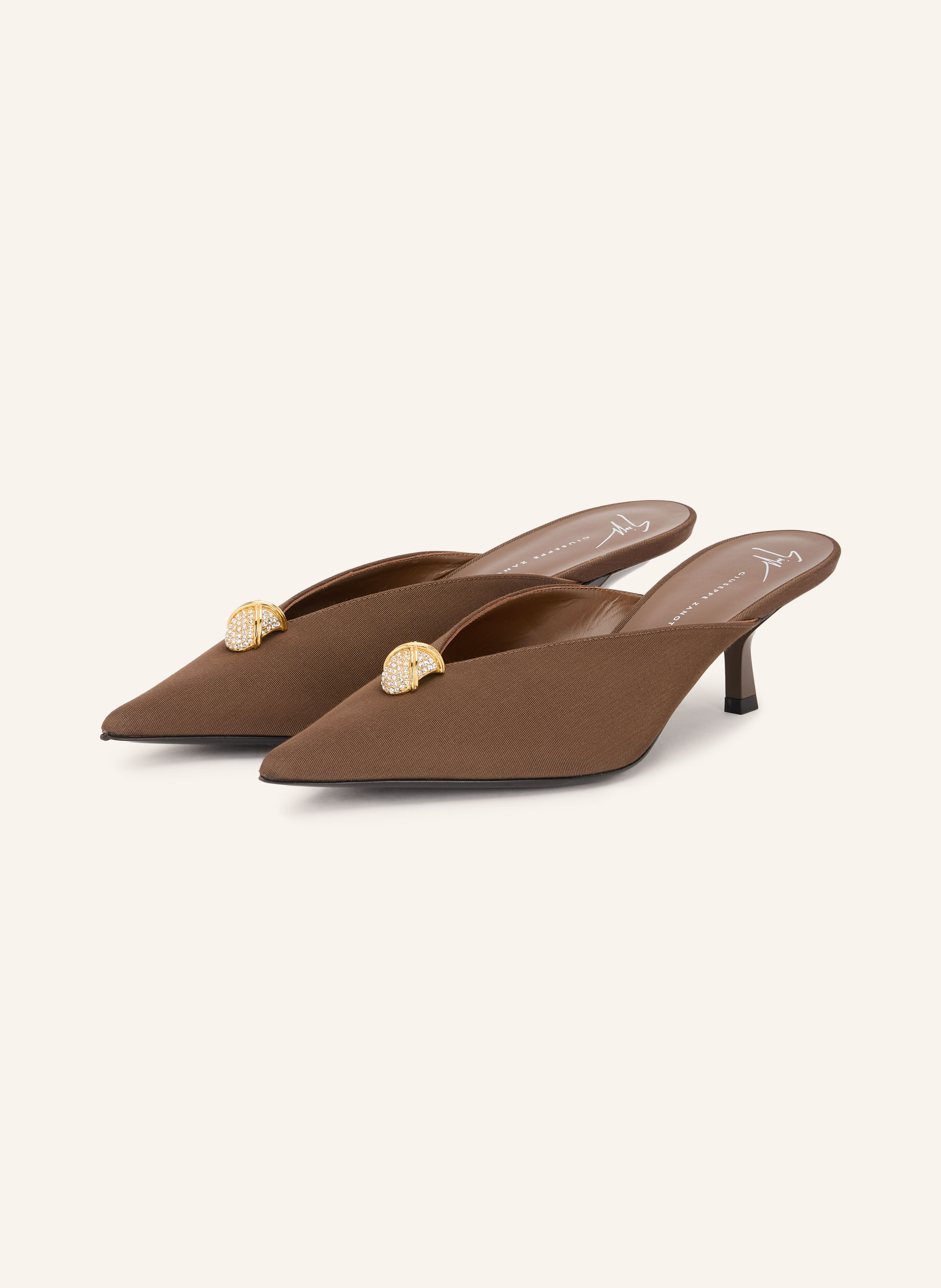GIUSEPPE ZANOTTI DESIGN Mules RAQUEL mit Schmucksteinen