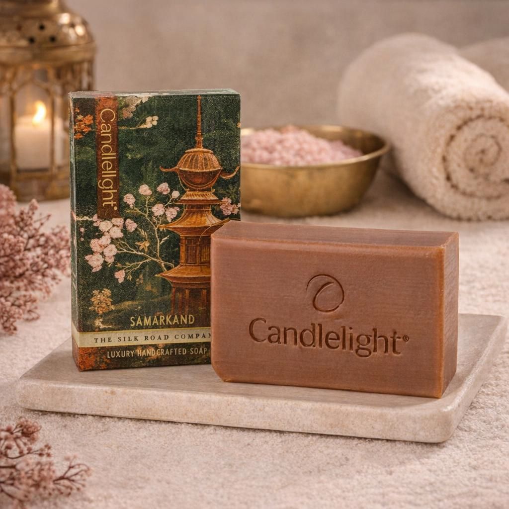 Candlelight The Silk Collection Road Samarkand Gift Boxed Hand Soap Bar 170g