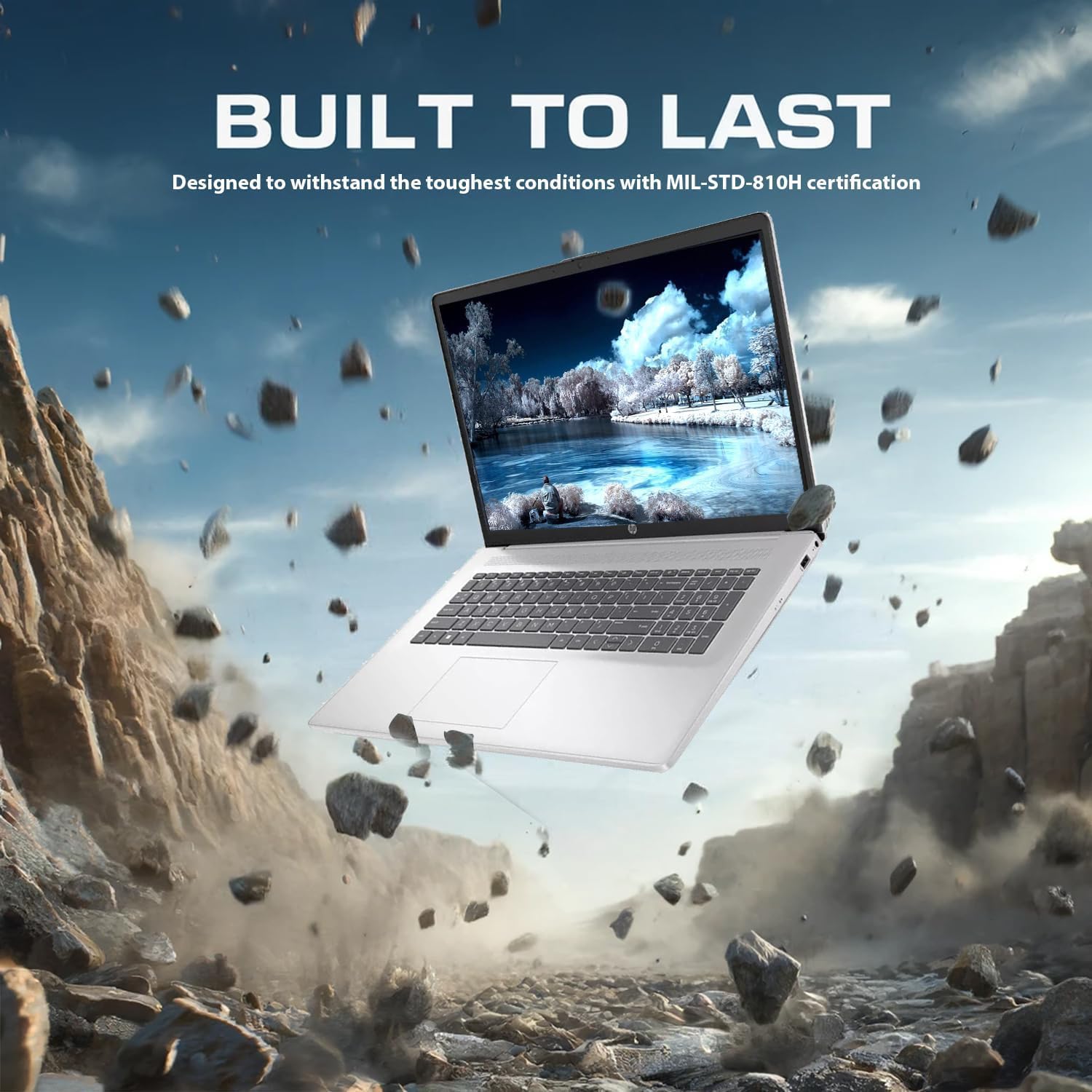 HP 17.3 inch Laptop with Lifetime Office 365 for The Web  Intel 13th 8 Cores i3 CPU (Beat 11th i5)  16GB RAM  256GB PCIe SSD Storage  10 Key Number Pad  Windows 11  No Mouse