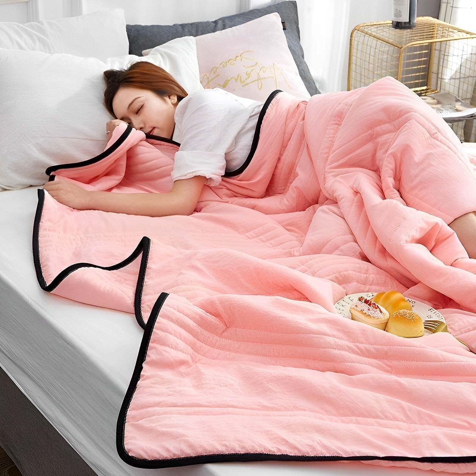 Last Day 50% OFFð¥Summer Ice Cooling Calming Blanketâ­â­â­â­â­