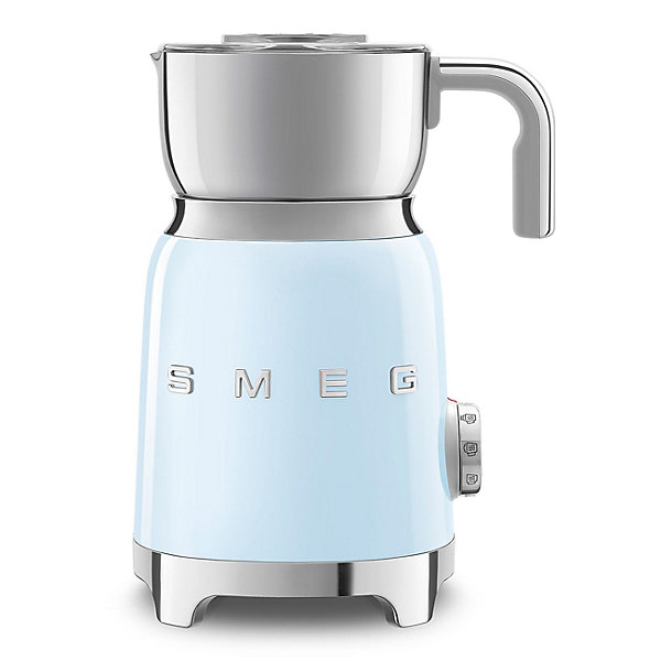 Emulsionneur de lait 500w 0.6l bleu azur Smeg MFF11PBEU années 50