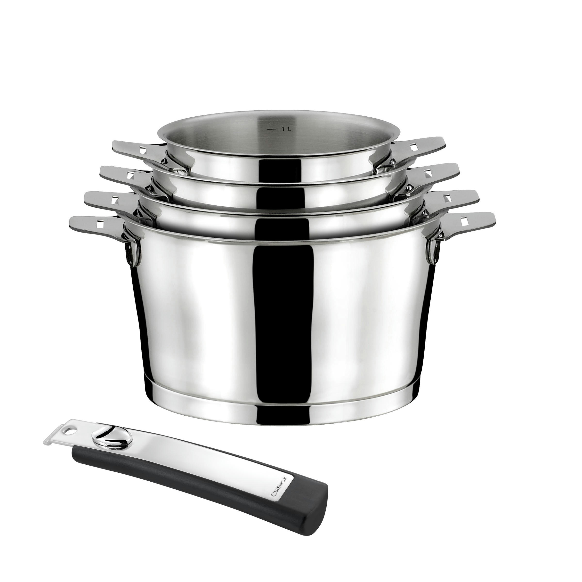 ASANA - Série de 4 casseroles 14/16/18/20cm