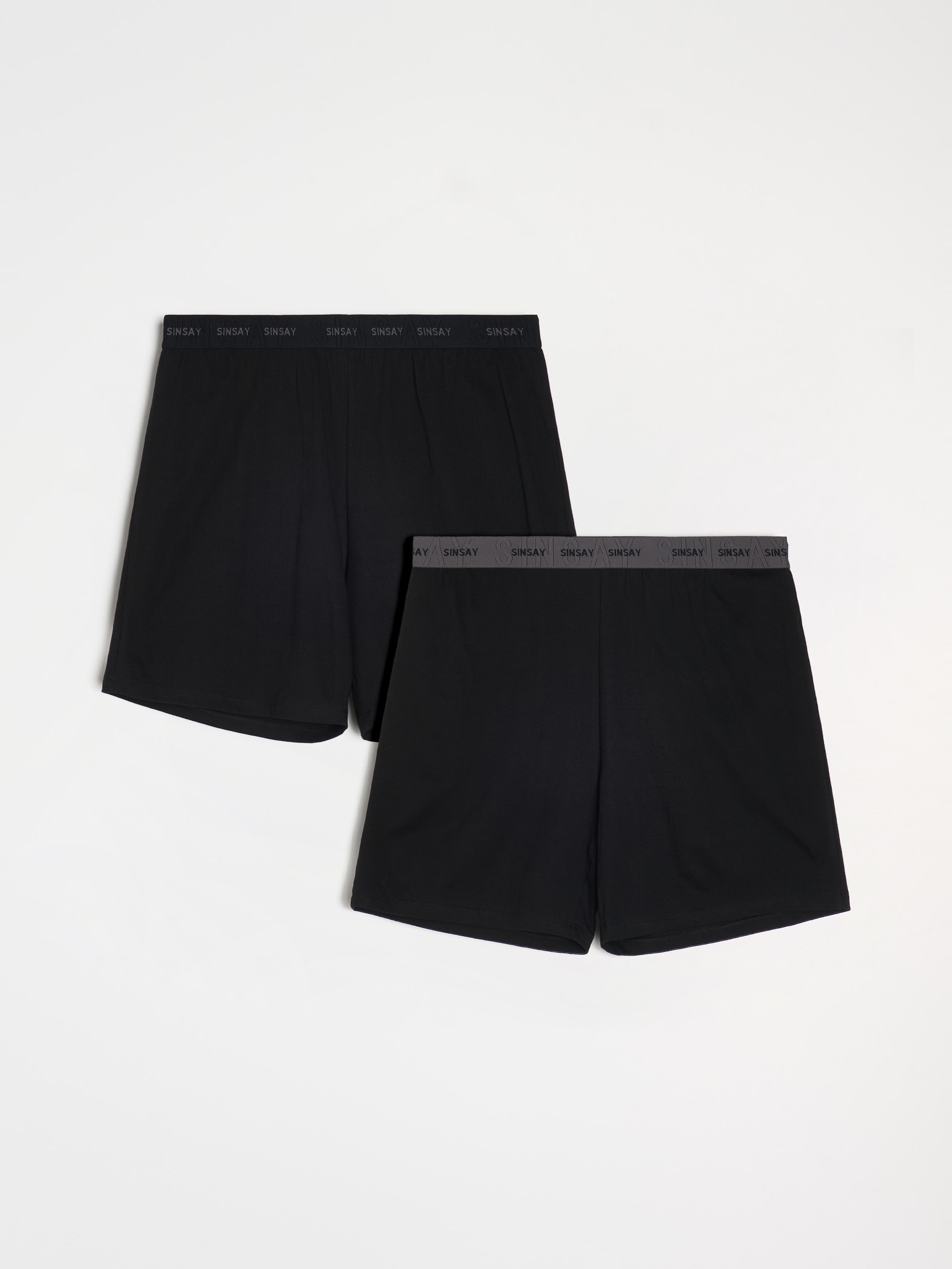 Szorty do spania z szeroką gumą w talii 2 pack