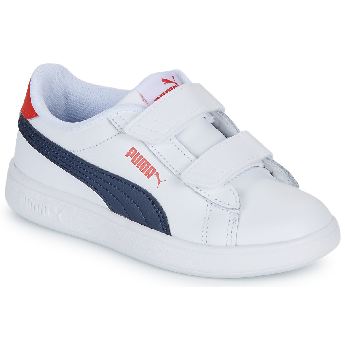 Puma - Smash 3.0 L V PS - White / Blue