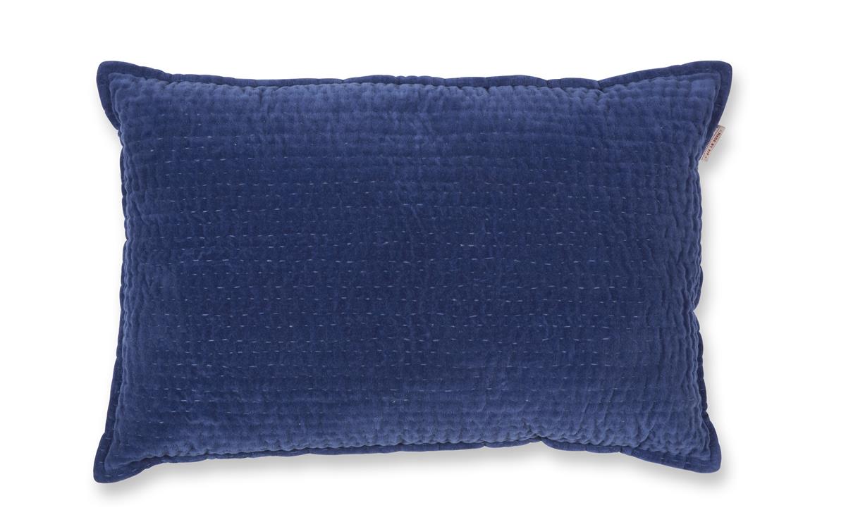 Pip Studio decoratiekussen Velvet Sky - 40x60 cm - donker blauw