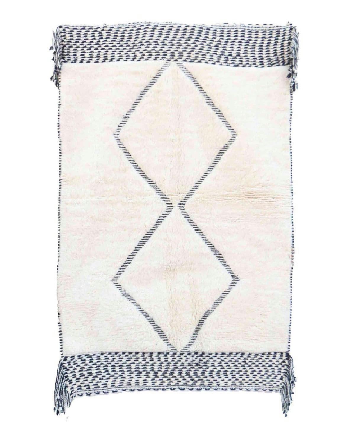 BERBERE - Tapis Berbere marocain pure laine 136x213