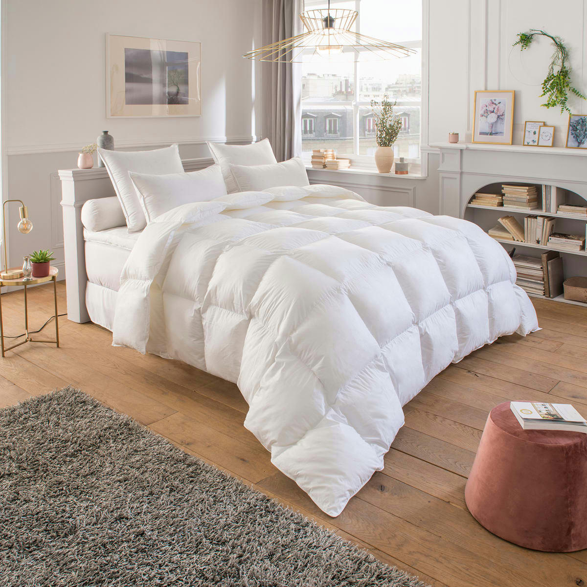 - Couette Annapurna 70% Duvet - TEMPEREE 220x240 cm - Drouault