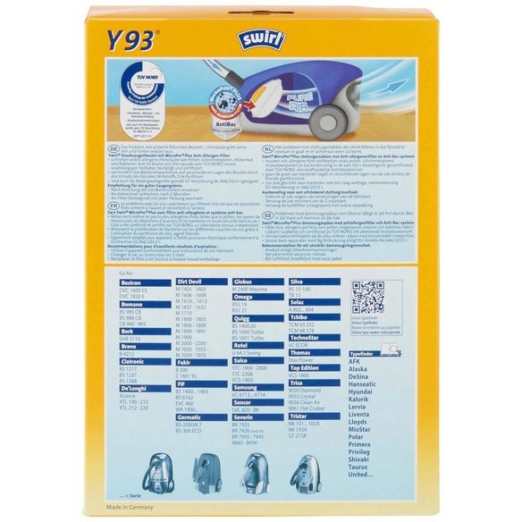 Staubsaugerbeutel »MicroPor® Plus«, aus Vlies, 4 Stück , Y93