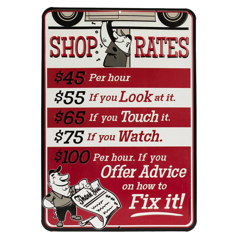 Garage Tin Sign