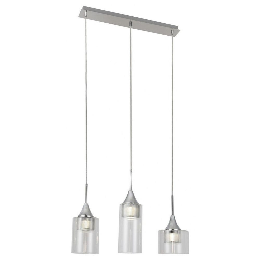 Lampa wisząca Candice chromowana przezroczysta LED 1x15W 1200lm Rabalux