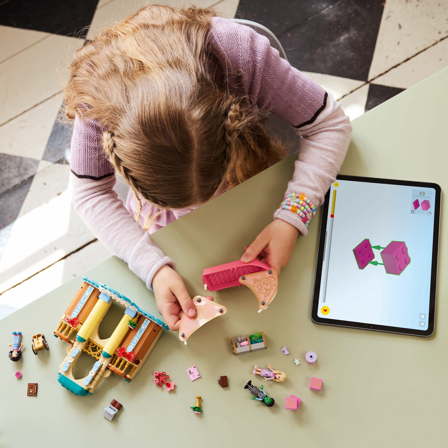 Glinda, Elphaba e Nessarose all’Università di Shiz Lego Wicked