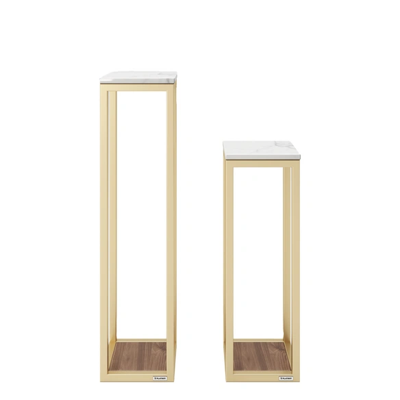 Säulentisch »Mora«, BxHxT: 20 x 60,8 x 20 cm, marmor