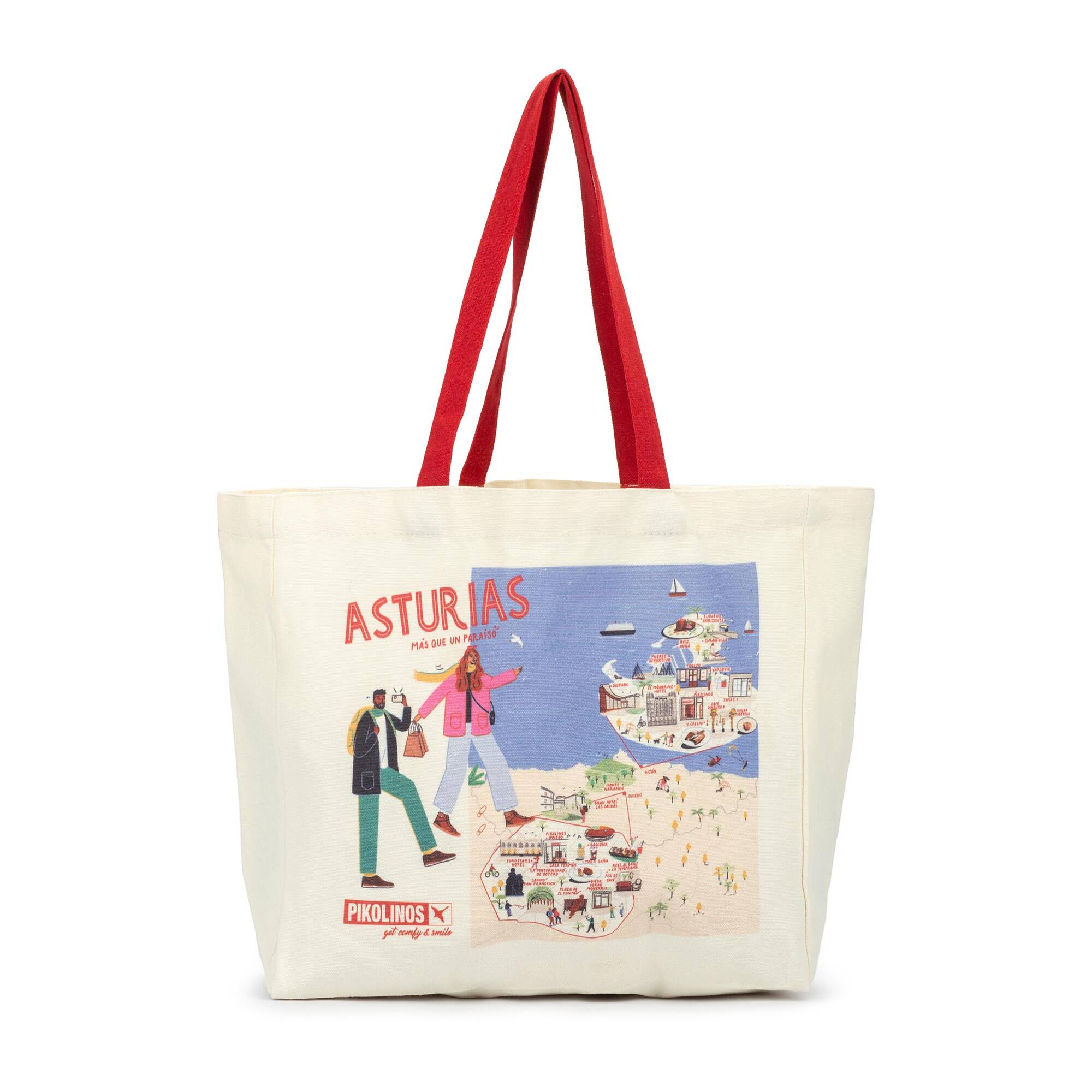 SMILING - Bolsa de algodón orgánico #SmilingCities