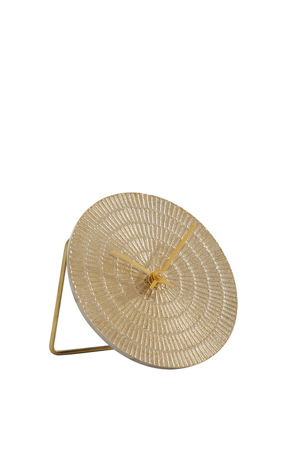 Light & Living klok BOJANO - 15.5x2x15.5cm - goud