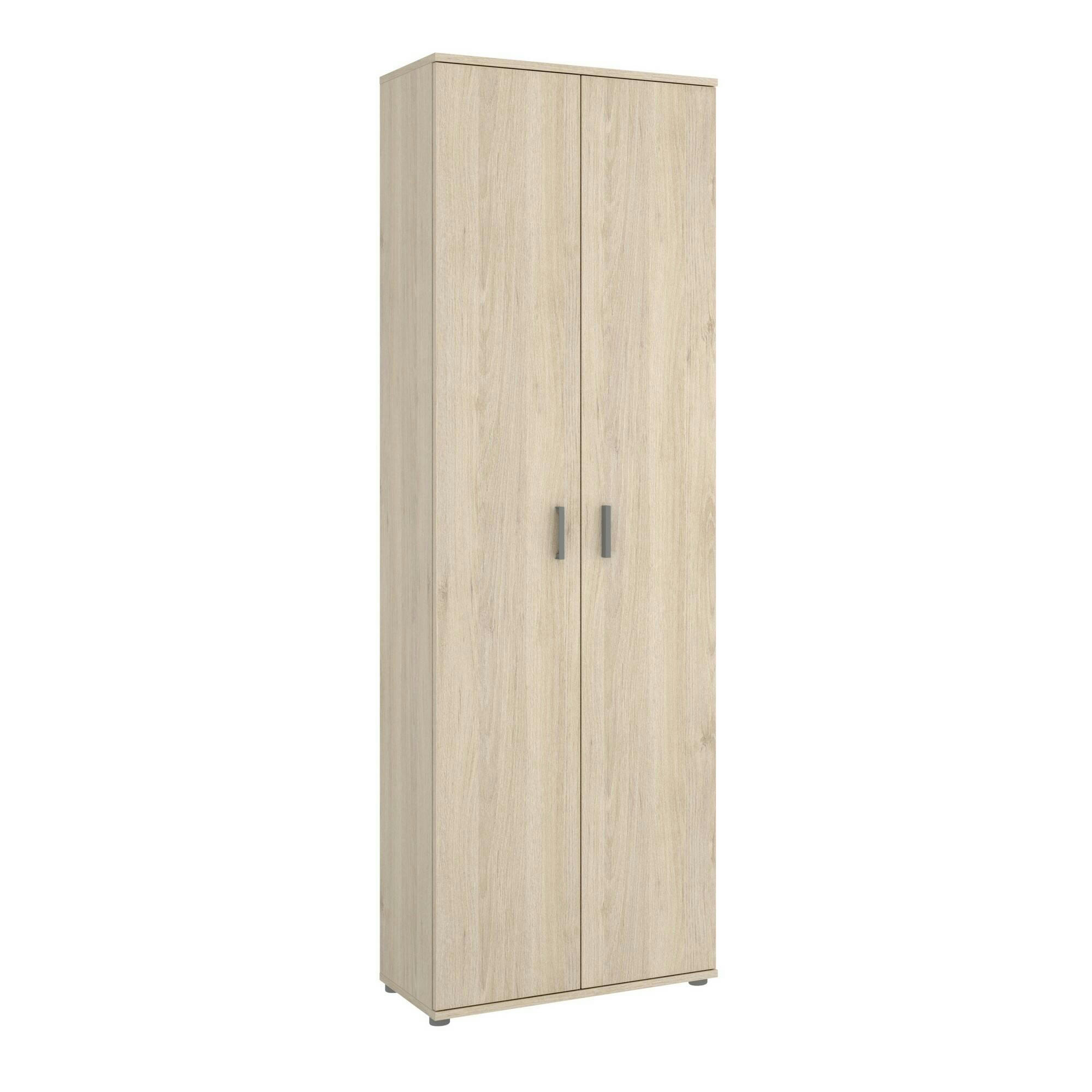 DMIANI - Armoire polyvalente effet bois chêne