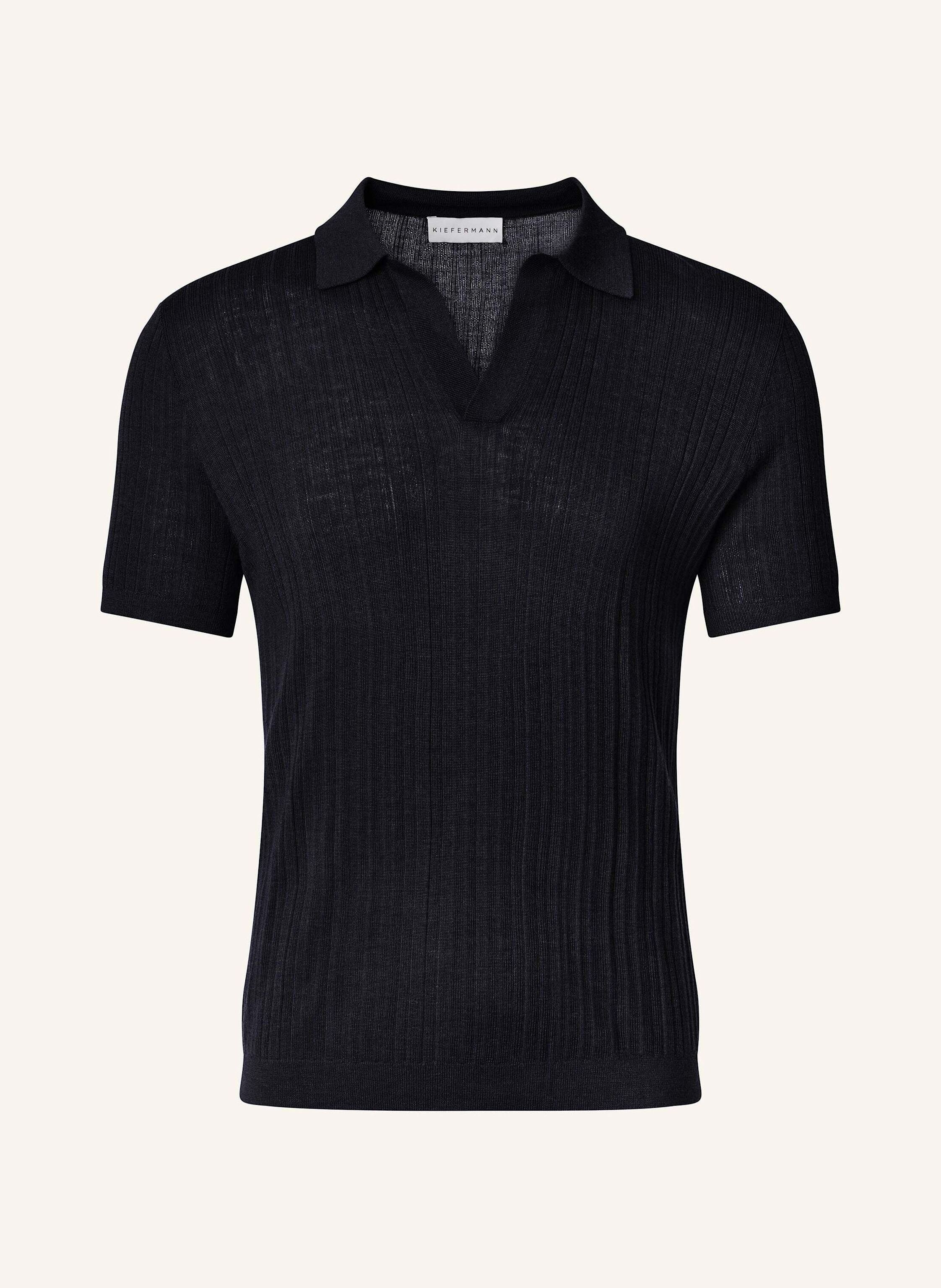 KIEFERMANN Strick-Poloshirt BORTISO aus Merino