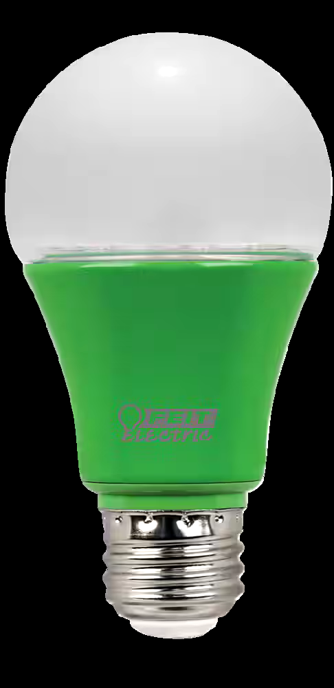 Feit Electric A19 E26 Base Plant Grow Full Spectrum Non-Dimmable LED Light Bulb, 9W